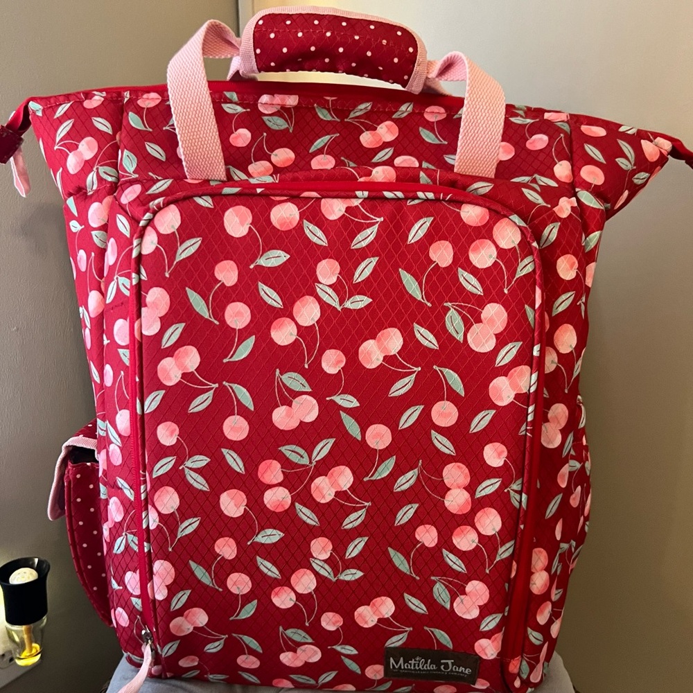 Matilda Jane Barnette Cherry Print insulated Backpack
